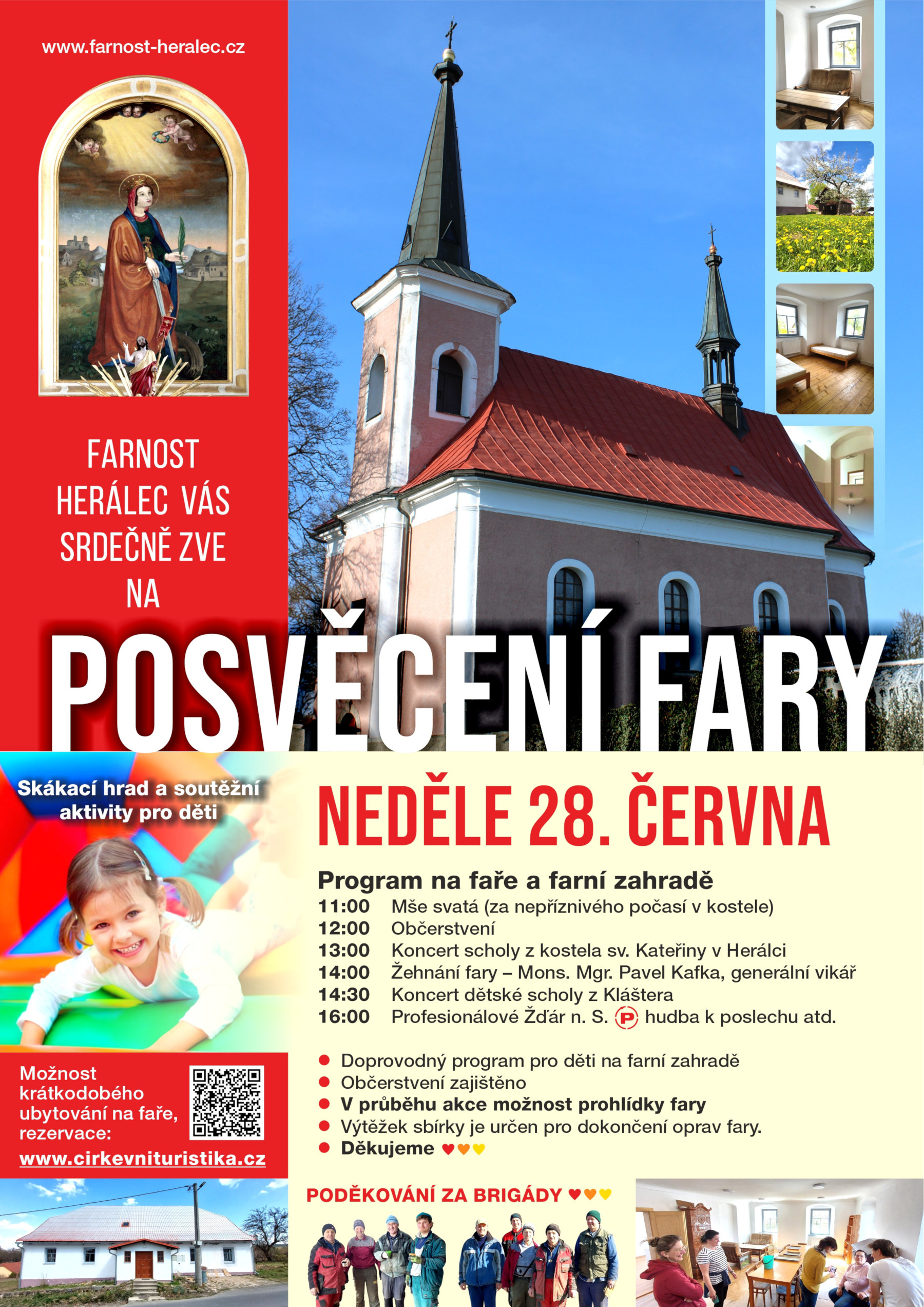 Heralec posveceni fary