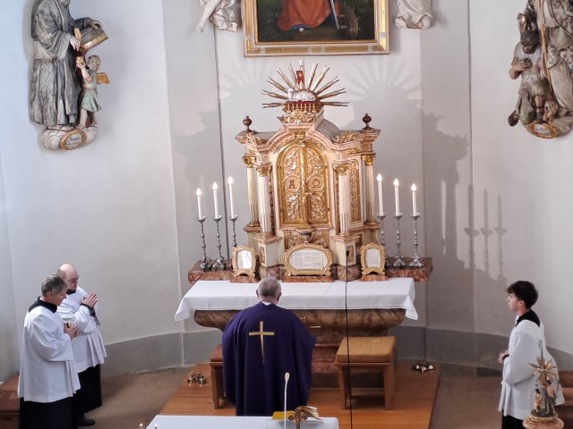 Žehnání adventních věnců 1