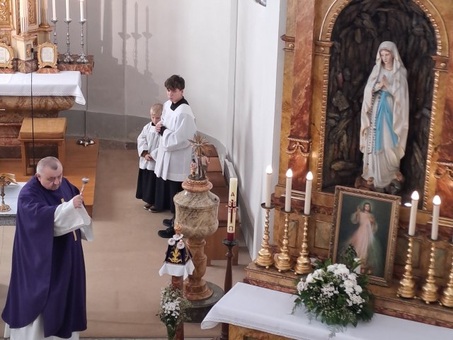 Žehnání adventních věnců 1